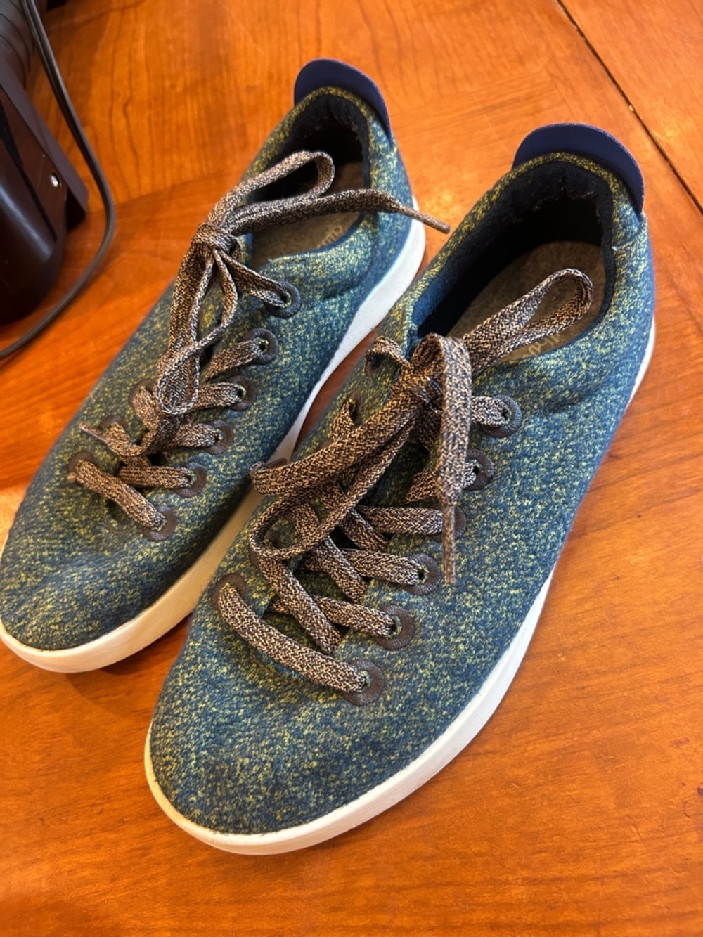 Allbirds Wool Piper Lace Up Sneakers in Garden Blue Women’s Size 8